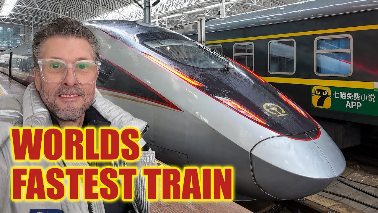 First Class on China's ULTRA High-Speed  Flat Bed Train.