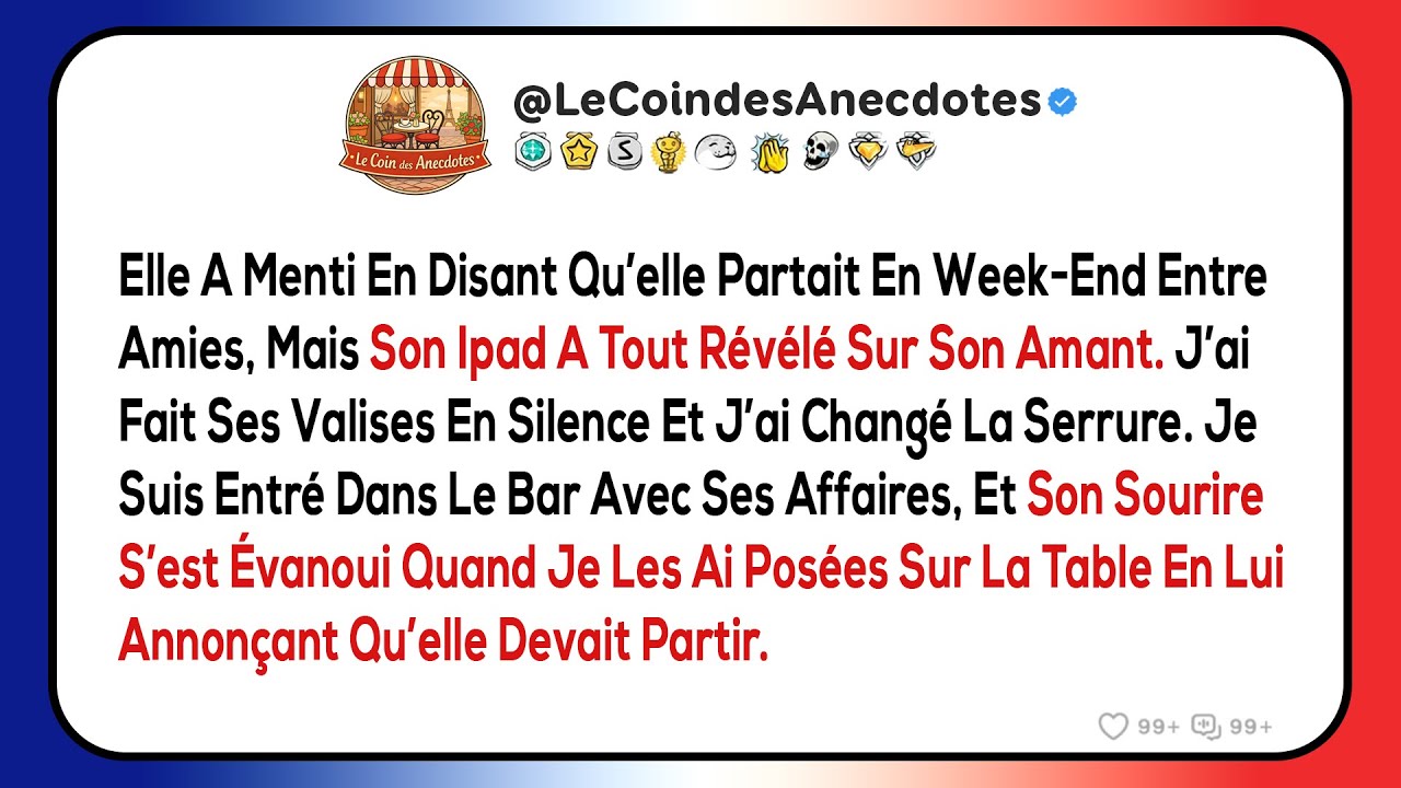 Elle a menti en disant qu’elle partait en week-end entre amies, mais son iPad a tout révélé sur...