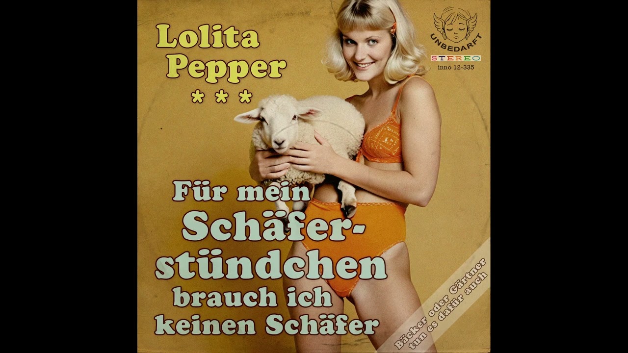 Lolita Pepper - F&uuml;r mein Sch&auml;ferst&uuml;ndchen brauch ich keinen Sch&auml;fer (naughty schlager, 1970s) #ai