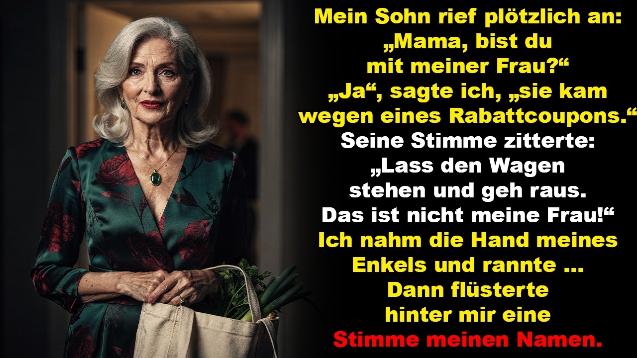 Mein Sohn rief an: „Meine Frau ist auf einer Yacht – also wer war mit dir im Supermarkt, Mama?“