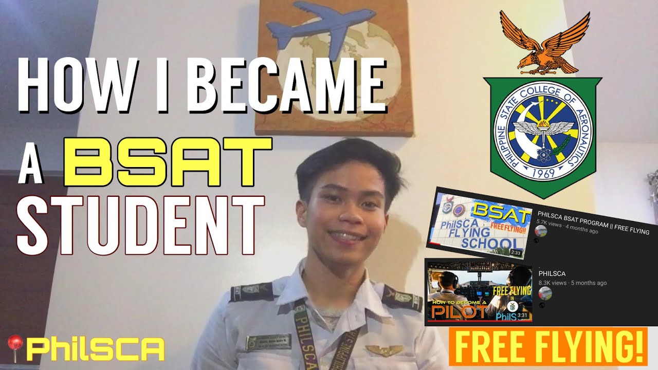 How I became a BSAT STUDENT  | B.S. in Air Transportation Major in Advance Flying || PhilSCA