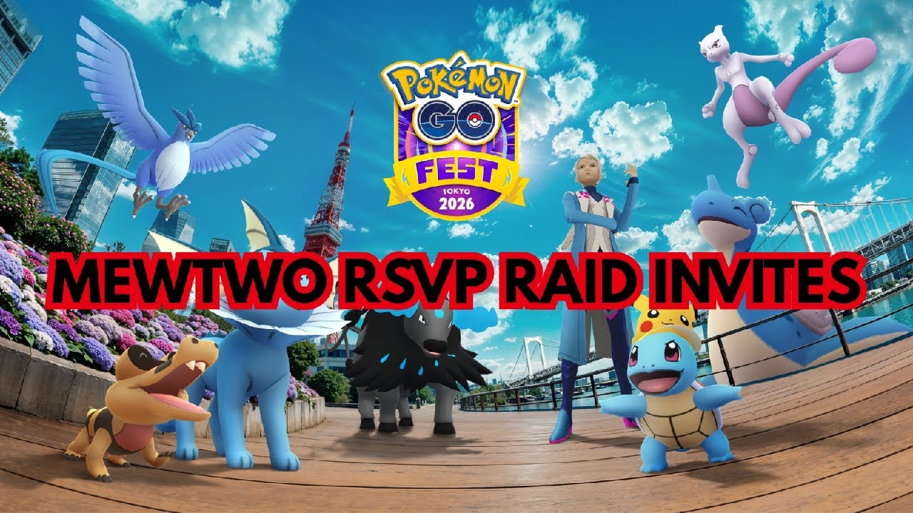 MEWTWO REMOTE RAID INVITES