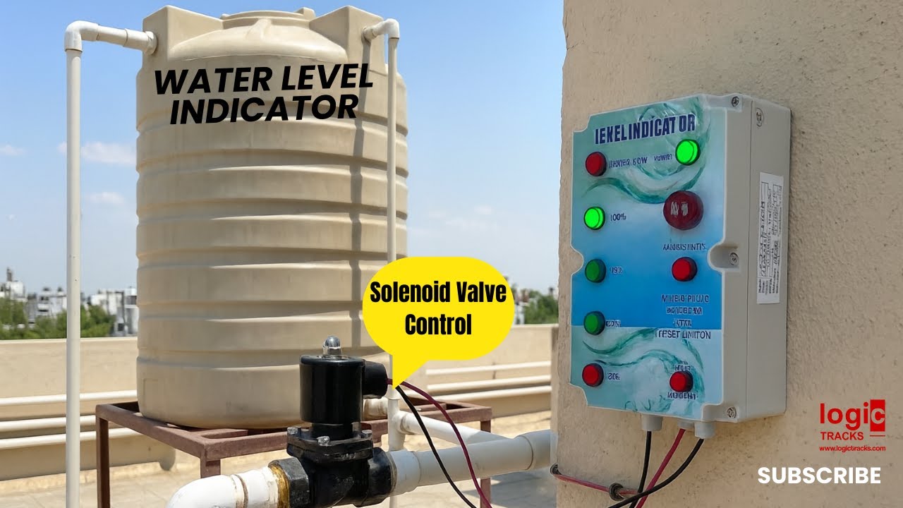 Water Level Indicator and Solenoid Valve Controller | liquid level indicator