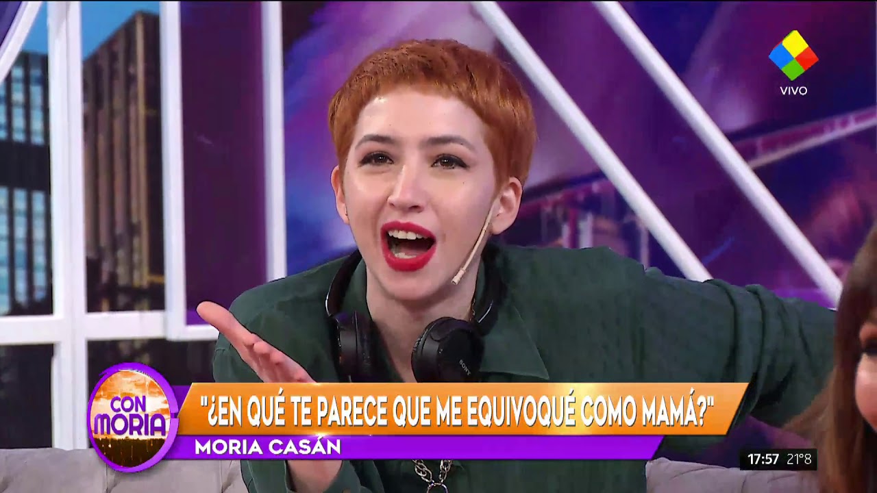 Así se emocionó Moria Casán en el encuentro con Sofía Gala en  Incorrectas