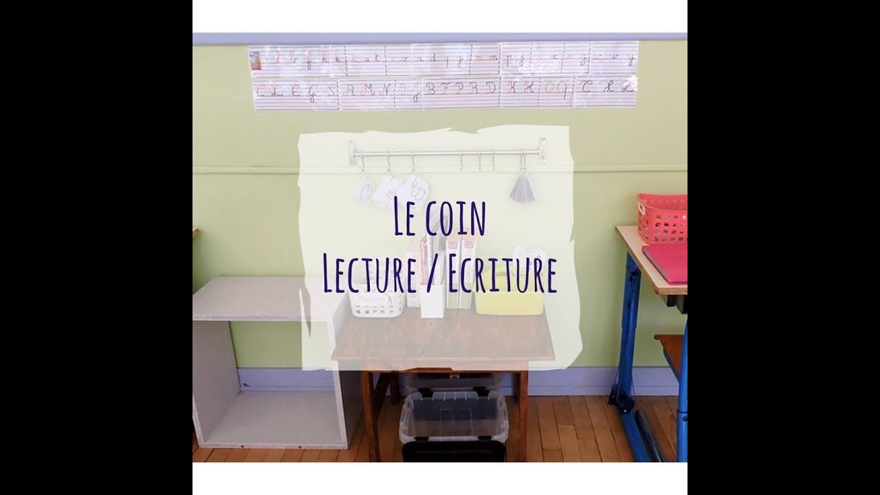 Les outils des centres d'autonomie : les coins écriture et lecture