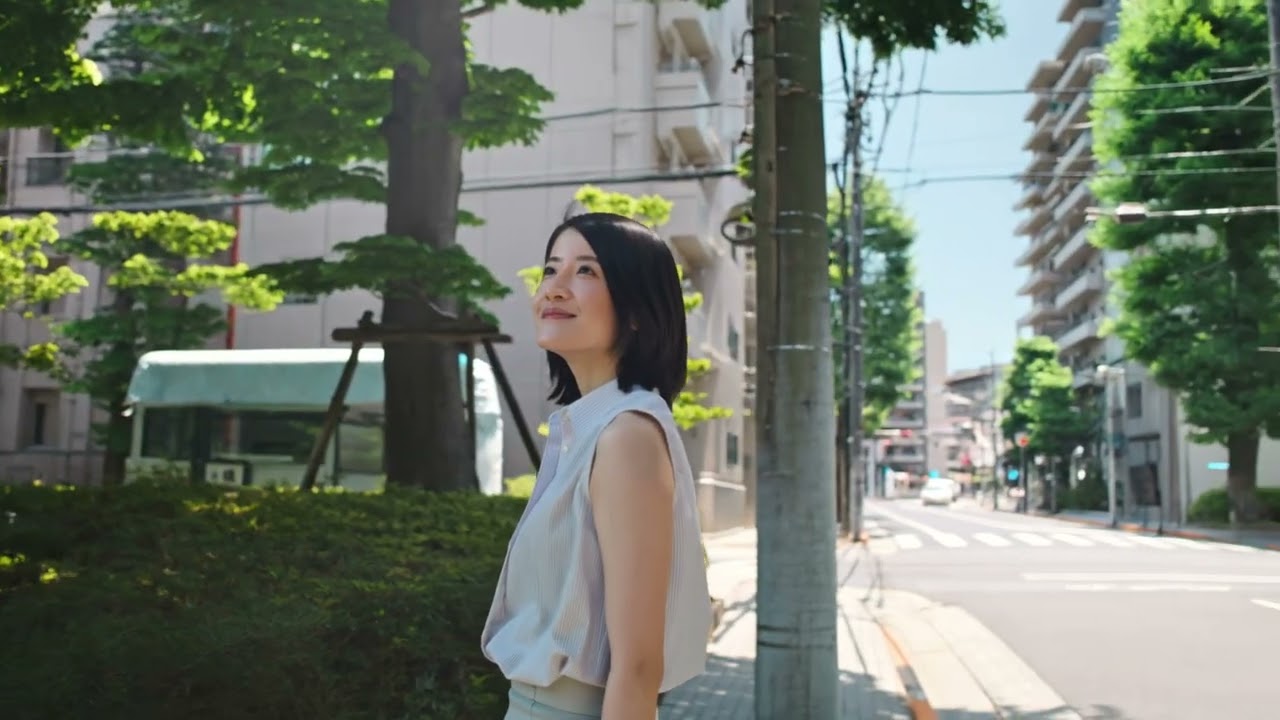 Sunny summer morning in Tokyo