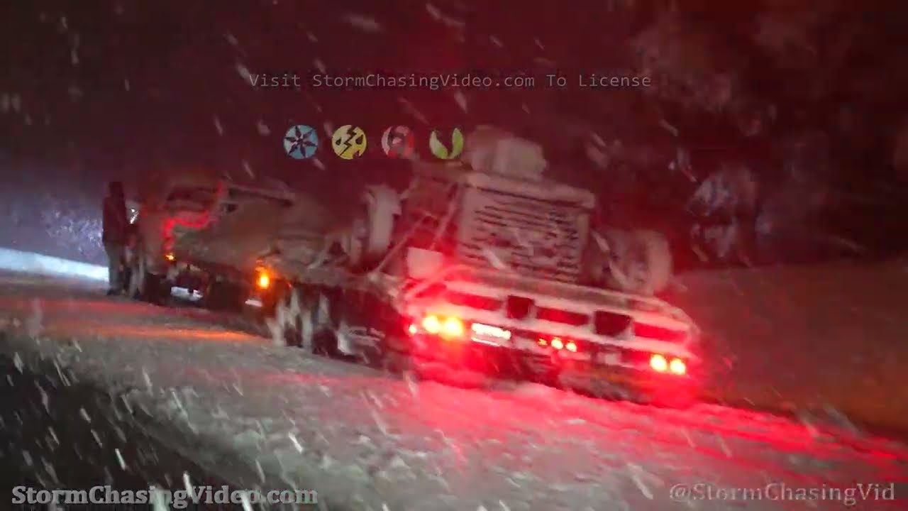 Winter Storm causes dangerous driving conditions in Marion, Illinois