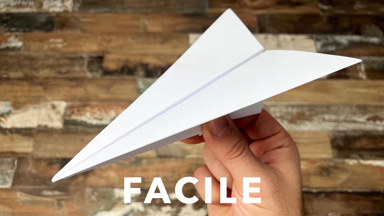 Comment faire un Avion en papier Facile - Planeur ✈️