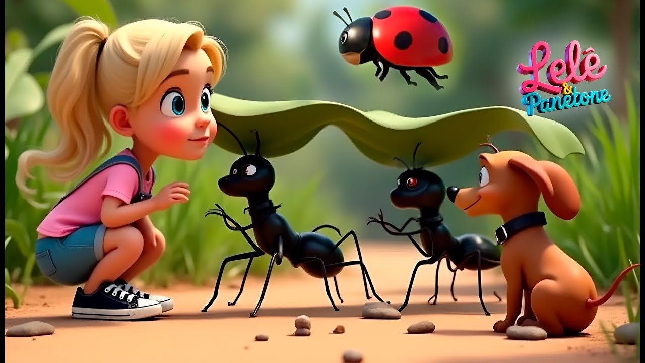 O Pequeno Mundo dos Insetos 🐞🐜 com Lelê e Panetone | Desenho Educativo Infantil