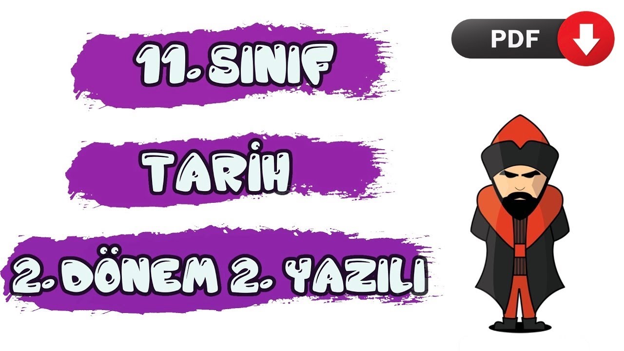11. SINIF TARİH 2. DÖNEM 2. YAZILI - 2023