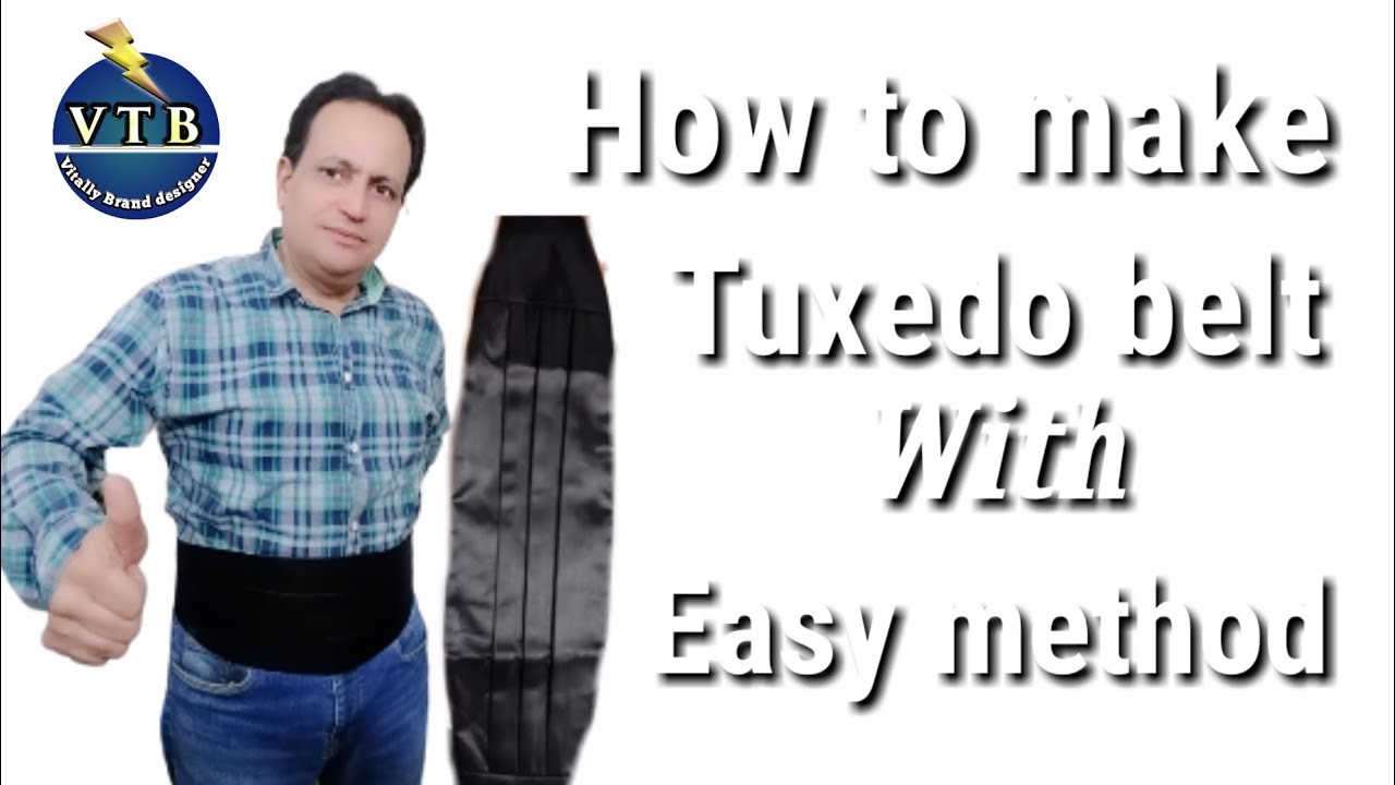 How to make tuxedo belt | absolute for begginers| vitally brand designer| Asif Shah