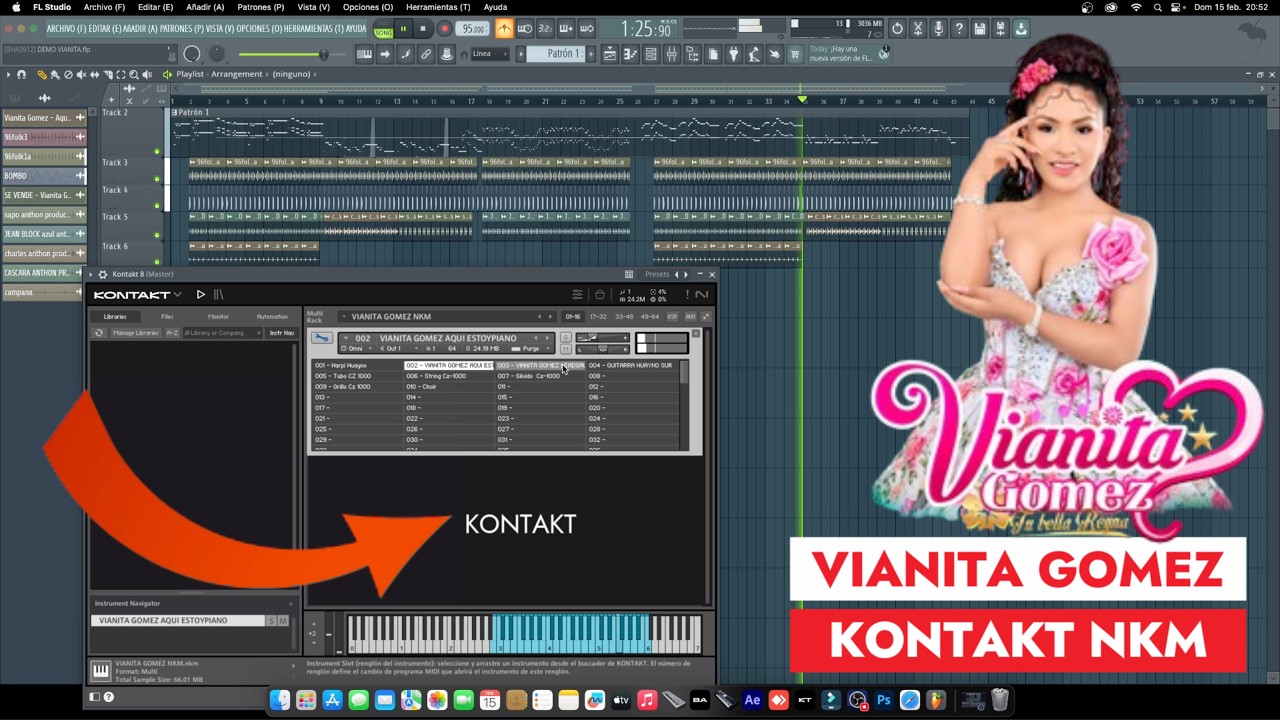 SONIDOS Kontakt8 HUAYNO SUREÑO VIANITA GÓMEZ  - AQUI ESTOY  - SE VENDE