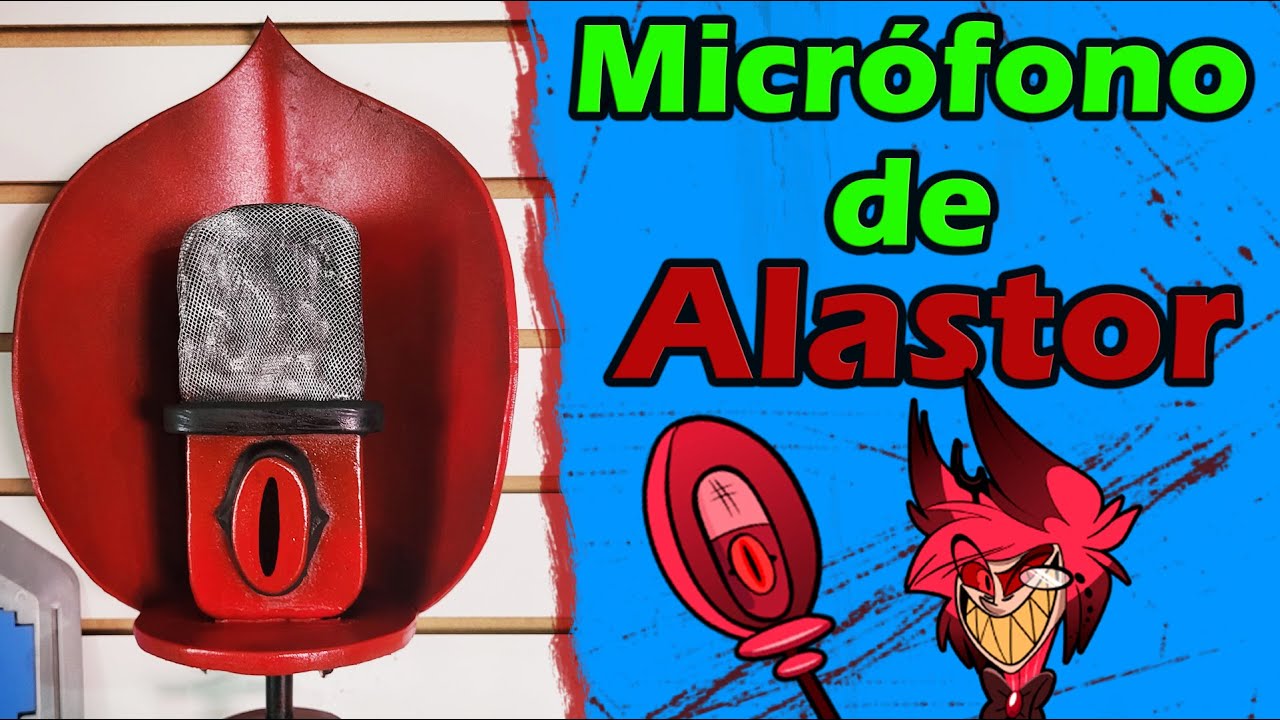 Micrófono de Alastor - TUTORIAL - Hazbin Hotel