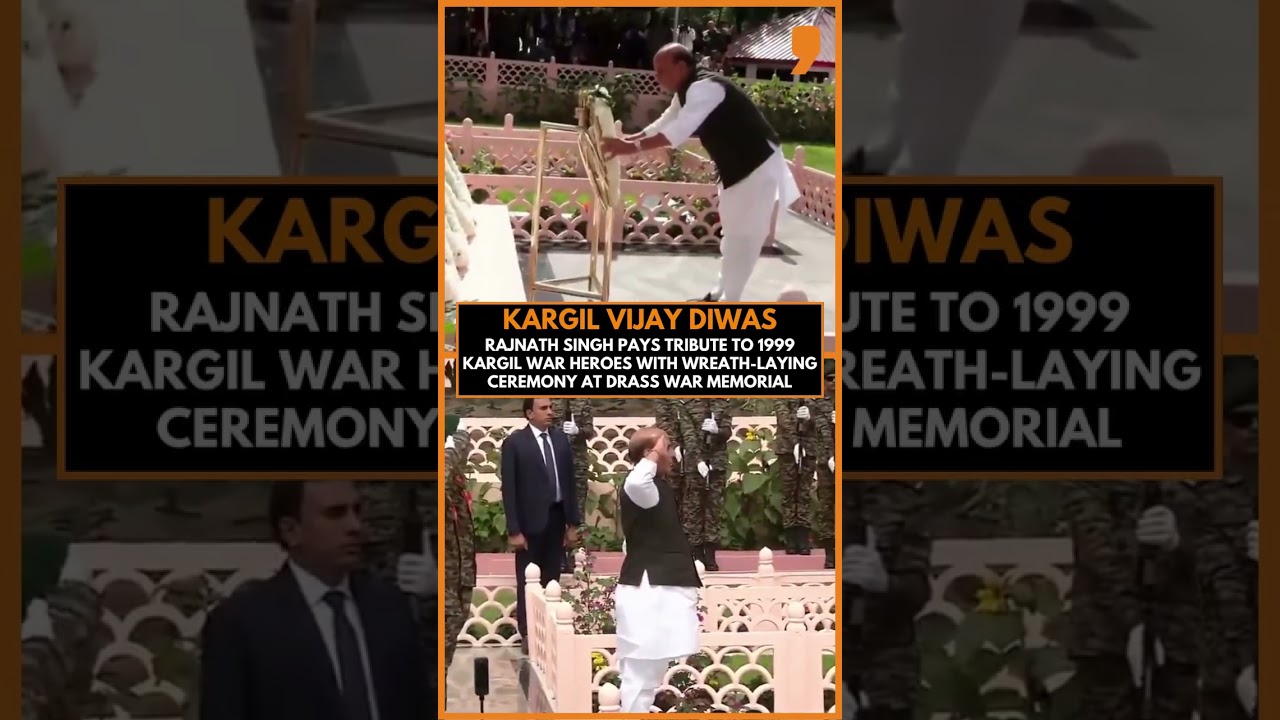 Kargil Vijay Diwas; Rajnath Singh Pays Tribute to Kargil Heroes at Drass War Memorial | News9