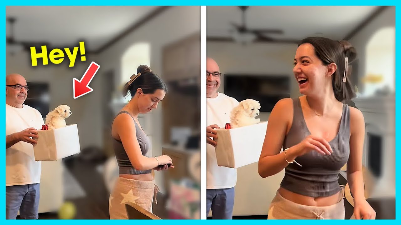 😍 When She Turned Around and Saw the Puppy, Her Smile Said It All 💕 New Puppy Surprise Compilation