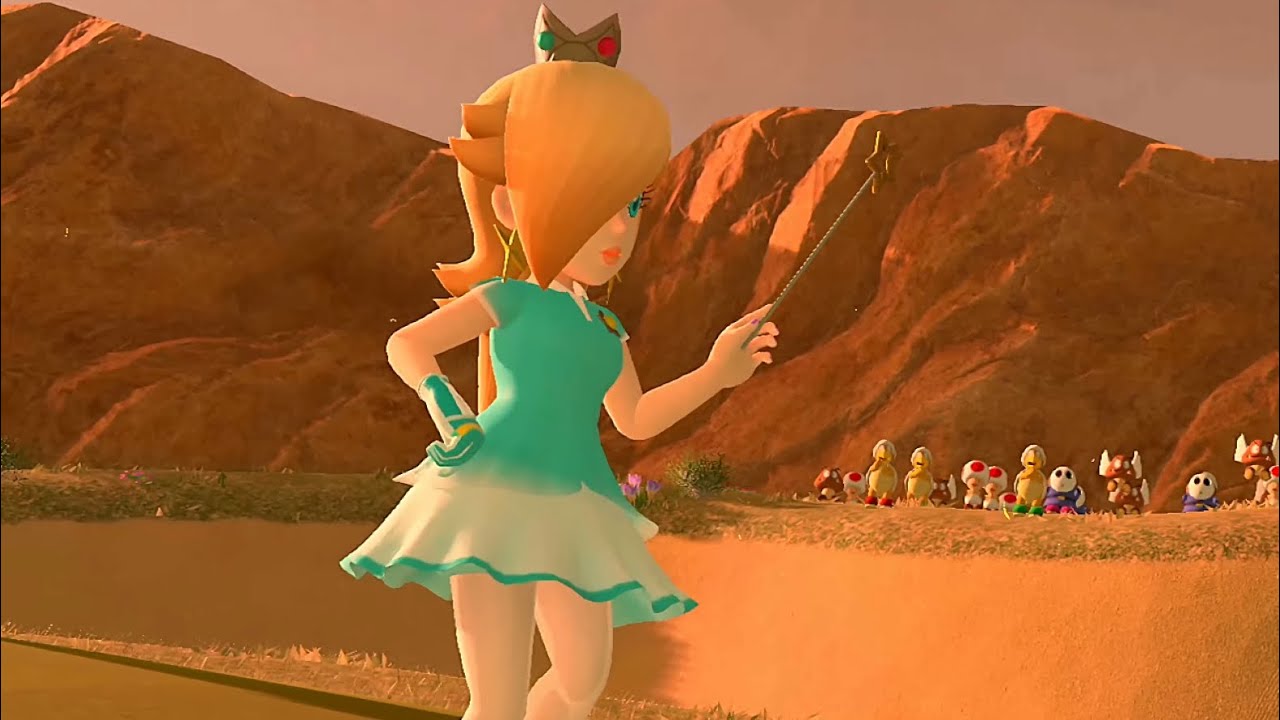 マリオゴルフスーパーラッシュ　ガボンデザート　１～１８H　ロゼッタプレイ　(HUC2160p)