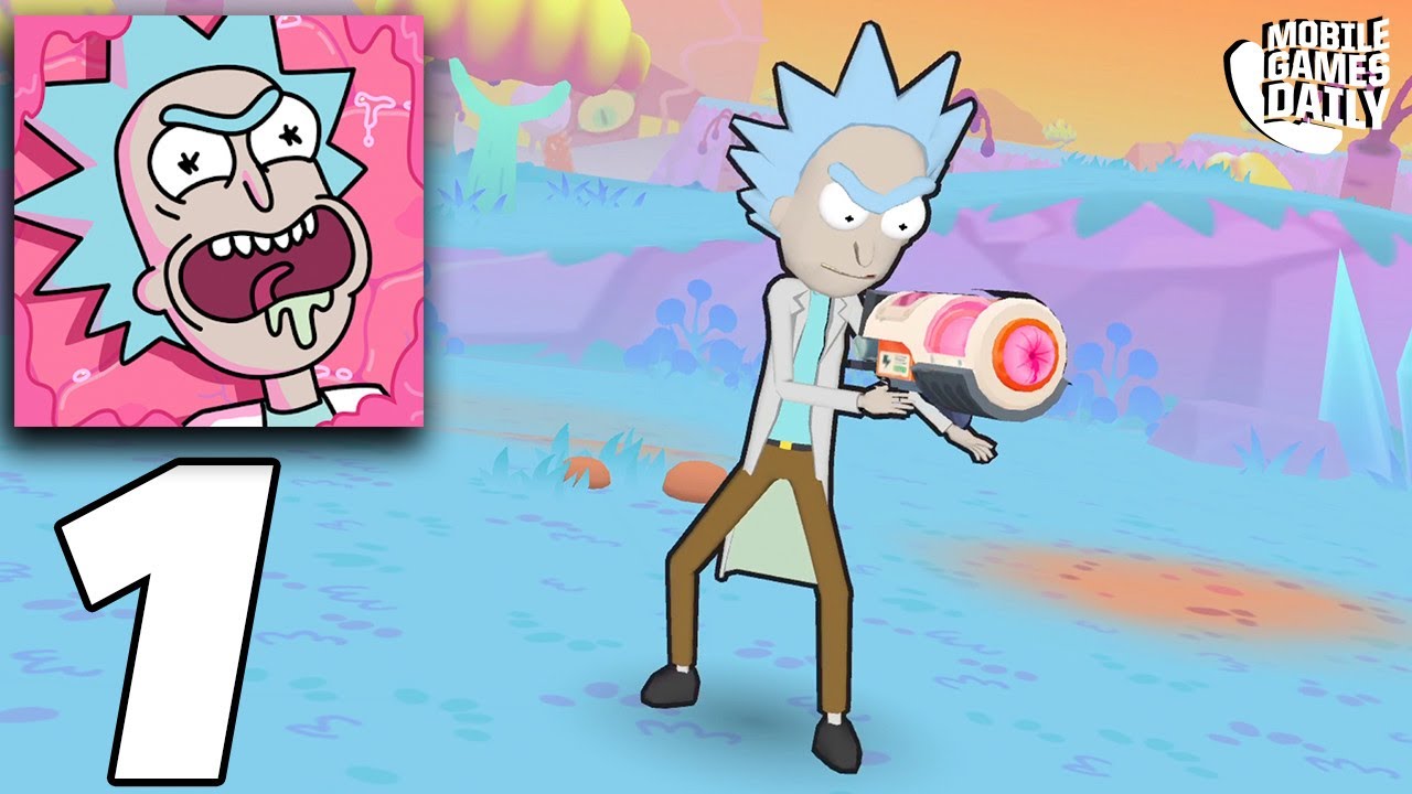 Rick and Morty: Clone Rumble - Story Gameplay Walkthrough Part 1 (iOS, Android)