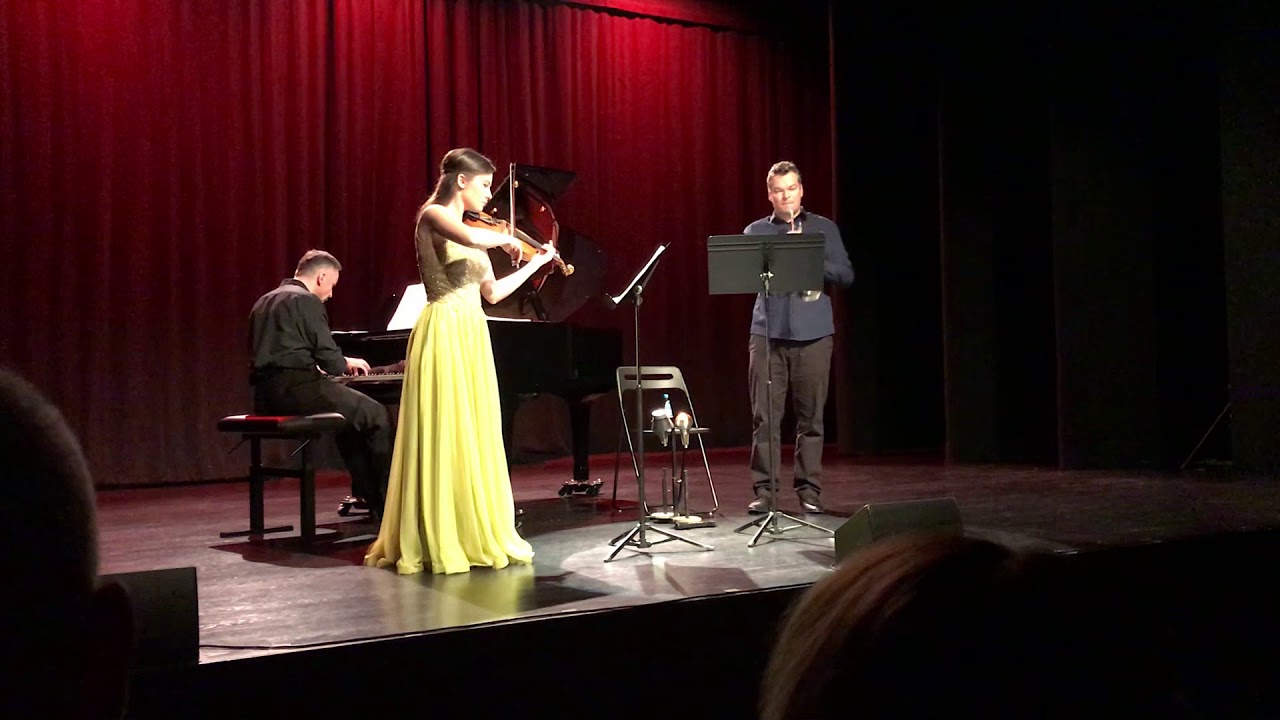 Eric Ewazen- trio for Trumpet, Violin and Piano, Mvt II