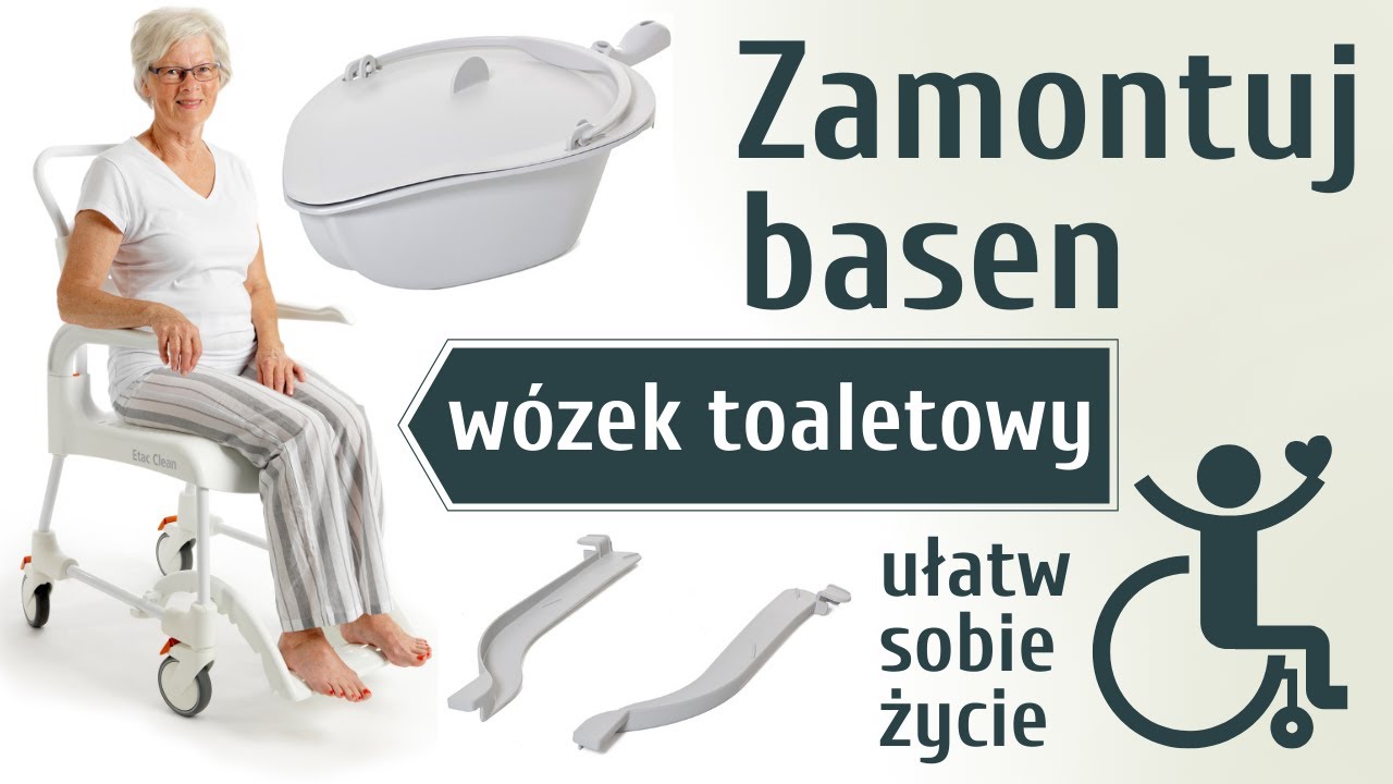 W&oacute;zek Toaletowo Prysznicowy Etac Clean - Montaż Basenu