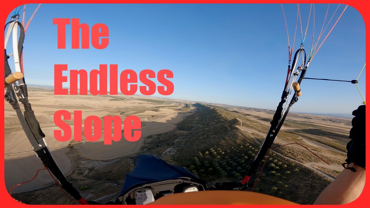 Paragliding in Endless Slope.