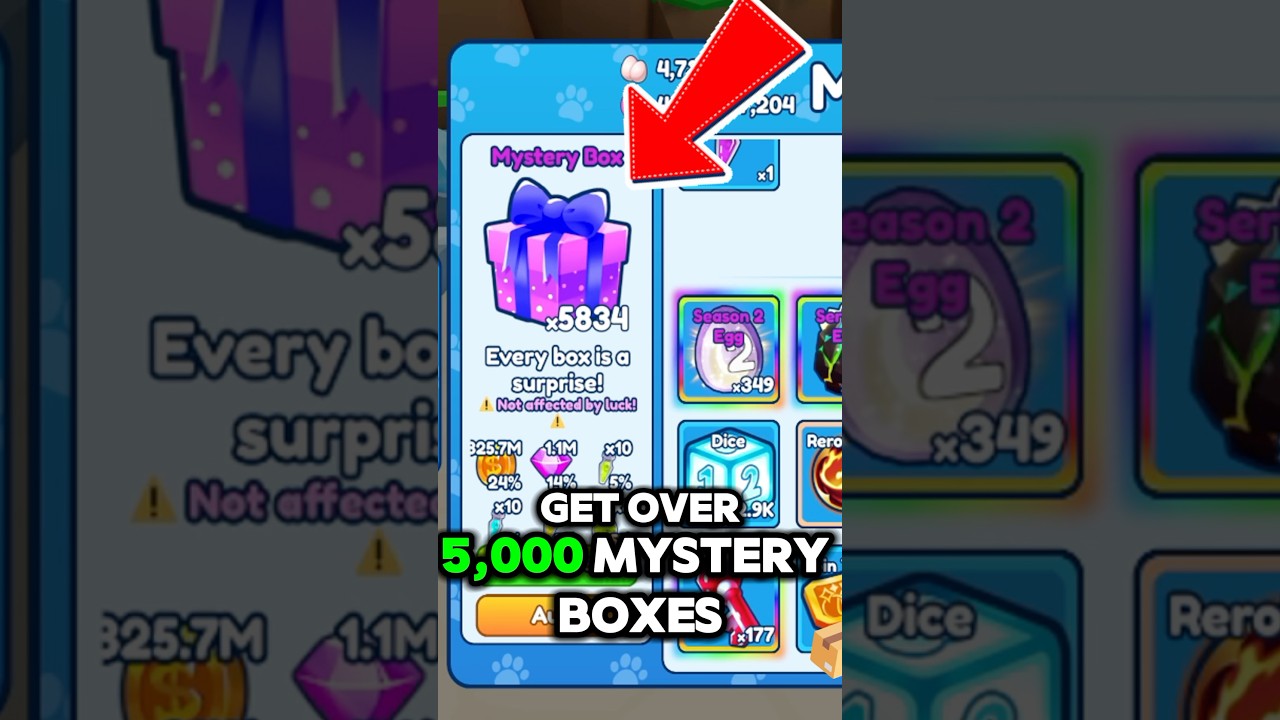 How I Got 5,000 Mystery Boxes in Bubble Gum Simulator Infinity (Fast & Easy!) #bgsi