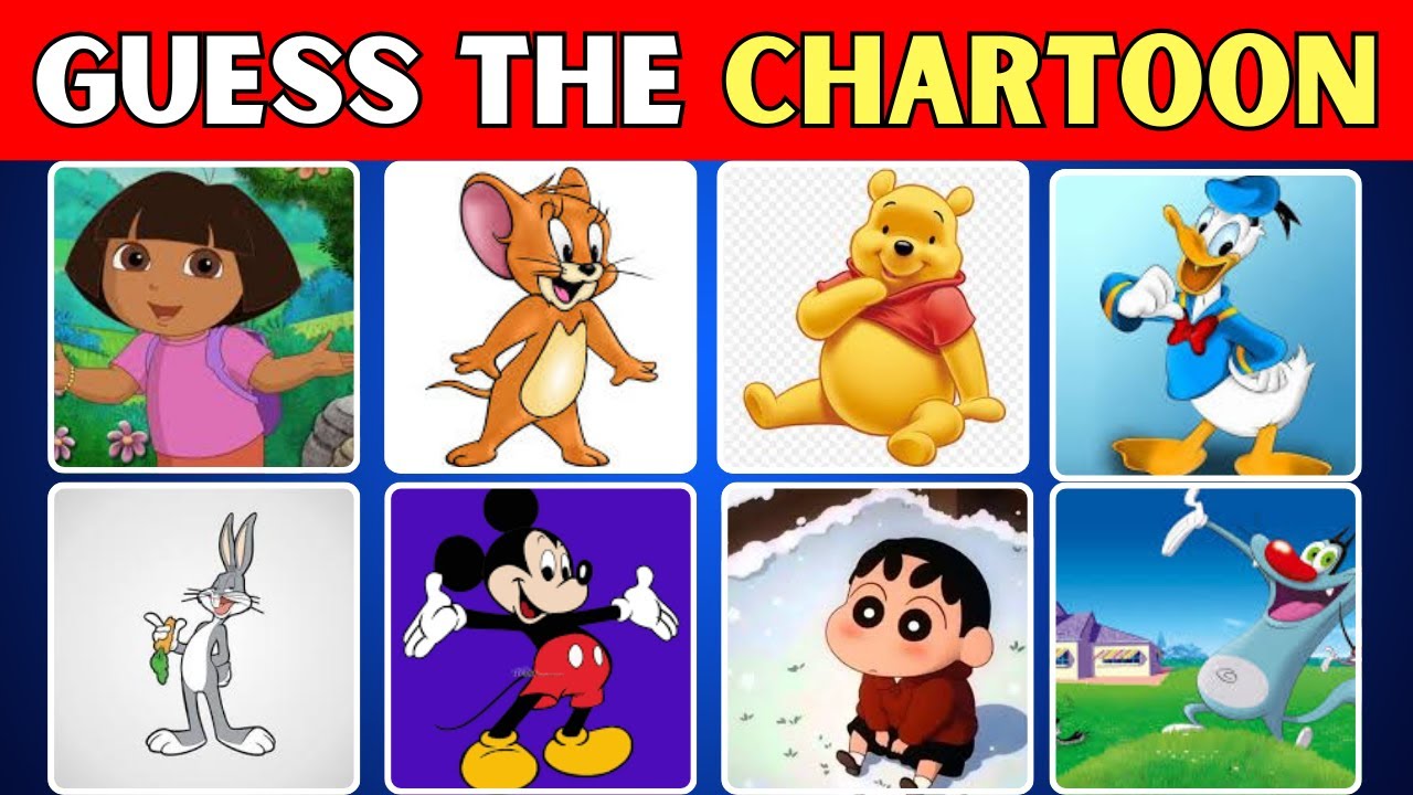 Guess The Cartoon Character 🤔 | Cartoon Quiz Challenge | Mind Spark Guessing Game