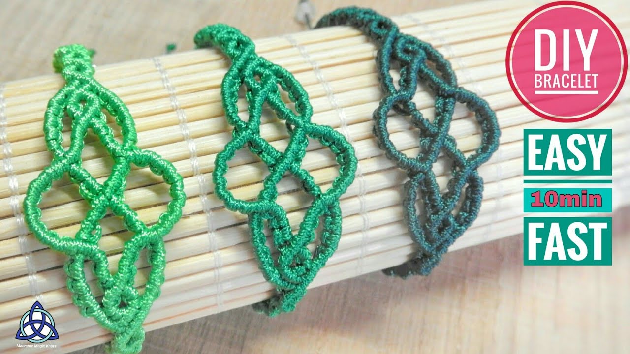Macrame Wavy Bracelet DIY | EASY Bracelet MAKING
