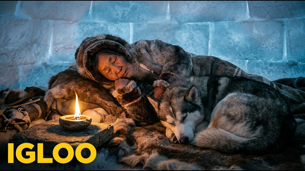 How Did Inuit Families Sleep Inside Igloos at Minus Fifty Degrees | Documentary for Sleep
