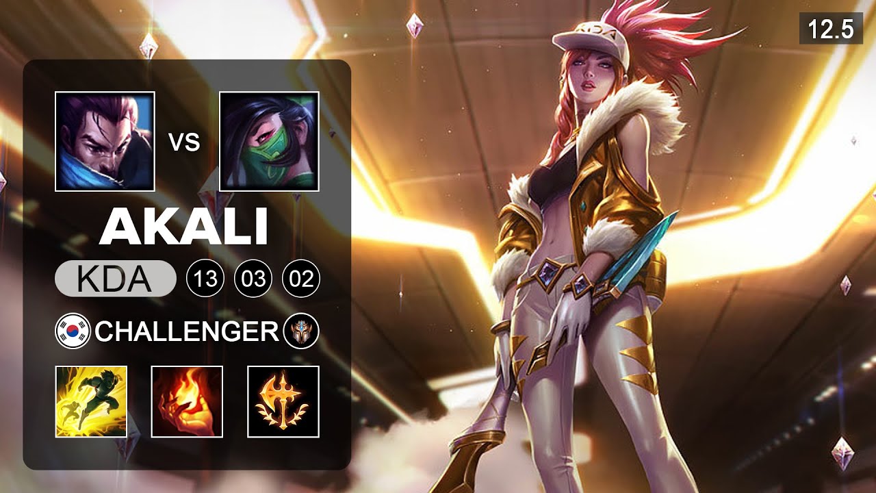 Showmaker  Akali vs Yasuo - KR Challenger - Season 12 Patch 12.5