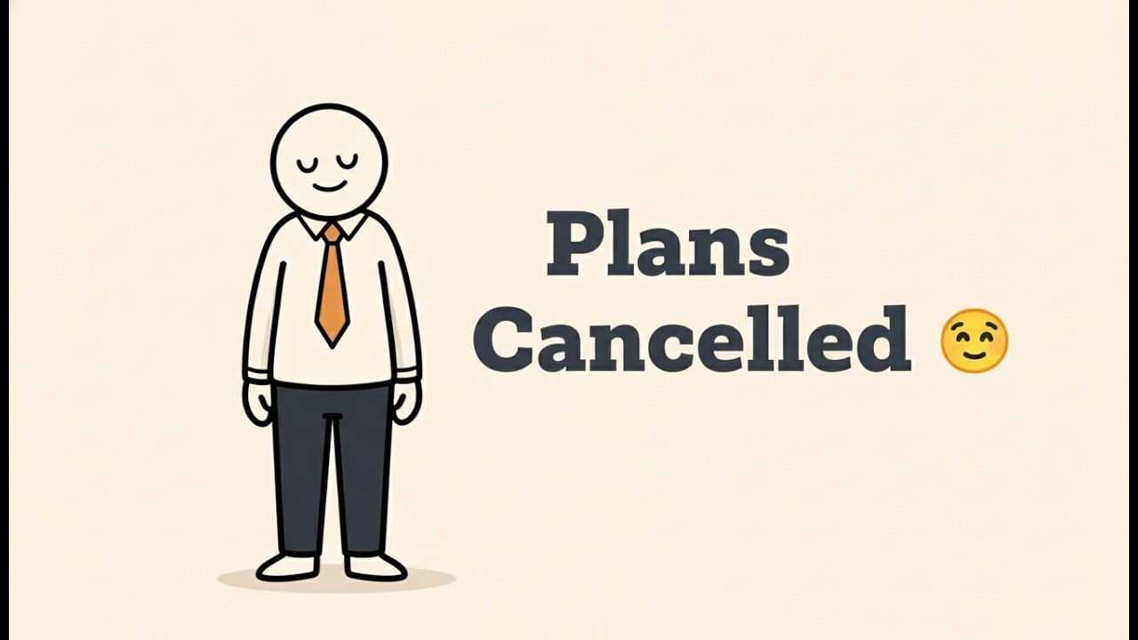 Why You Feel Relieved When Plans Get Cancelled (Psychology)