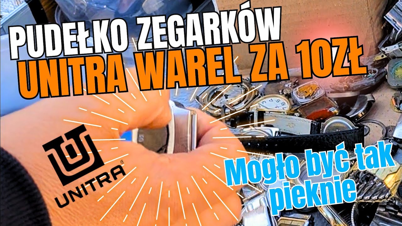 Szok?! Unitra Warel za 10zł! Kupiłem garść zegarków za 40zł i telefon Sony Ericsson W980 za 10zł