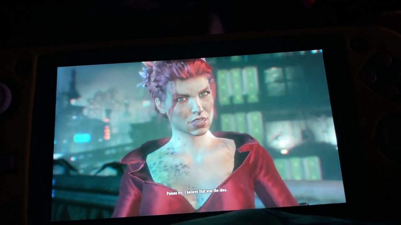 Batman Arkham Knight Nintendo Switch lite gameplay ￼