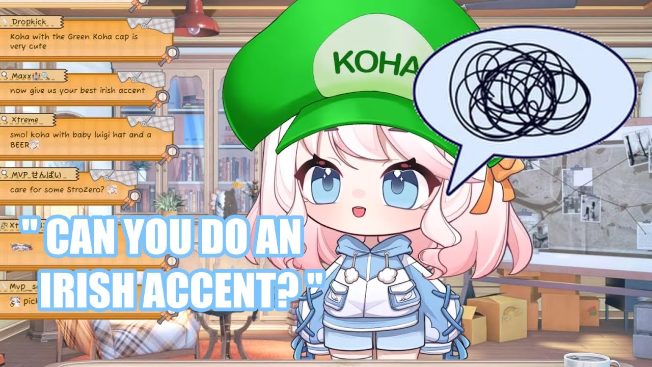 Koha attempts an Irish accent for St. Patrick's Day 【Ephemira | Kohaku Yumekui】