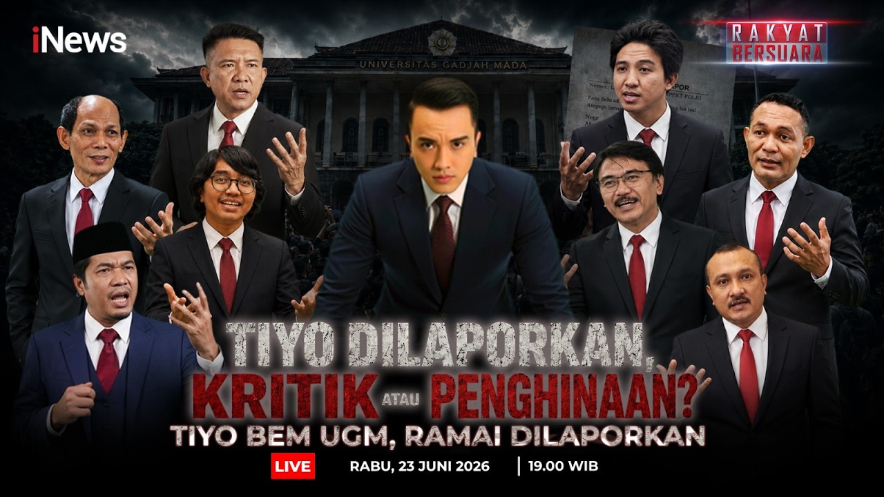 🔴LIVE | TIYO EKS KETUA BEM UGM DILAPORKAN, KRITIK ATAU PENGHINAAN? | RAKYAT BERSUARA