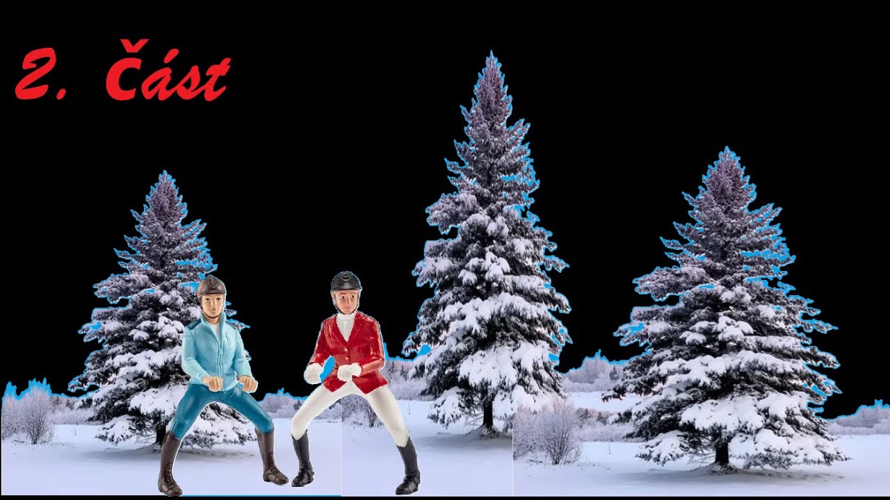 SCHLEICH//zimní tábor Winter Adventure/vánoční speciál/2.část