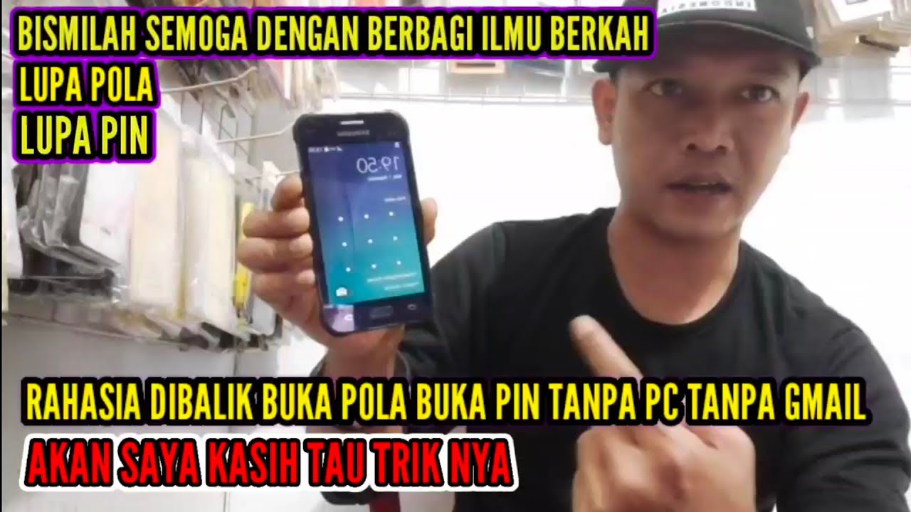 Cara buka pola buka pin Hp Android  Tanpa PC Begini Lah Cara nya Saya Kasih Tau Trik nya