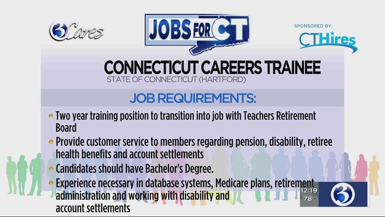 Jobs for CT: Connecticut Careers Trainee