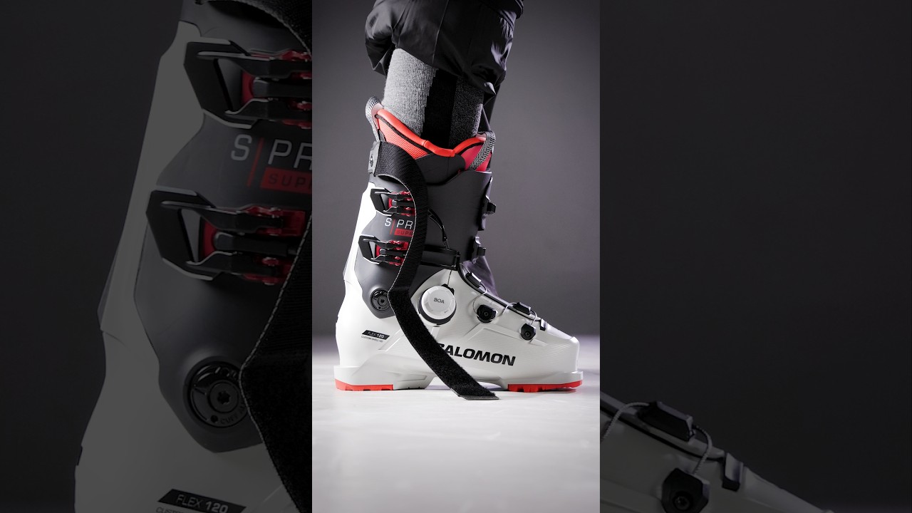 Hit The Slopes With The Salomon S/Pro Supra BOA 120 GW Ski Boots With Easy To Use Boa Fit System