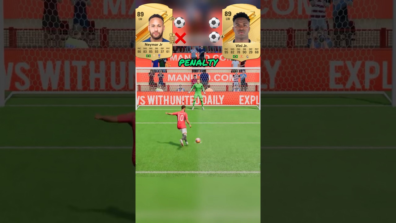 Neymarjr Vs Vinijr FC24 challenge #fifa #football #shorts