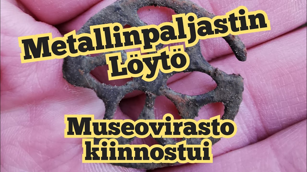 Museovirasto kiinnostui metallinpaljastin löydöistä