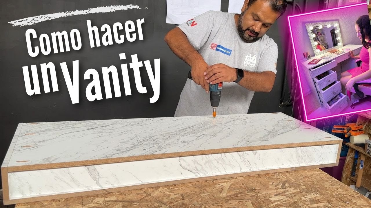 Como hacer un VANITY para MAQUILLAJE ⭐⭐tutorial de carpintería