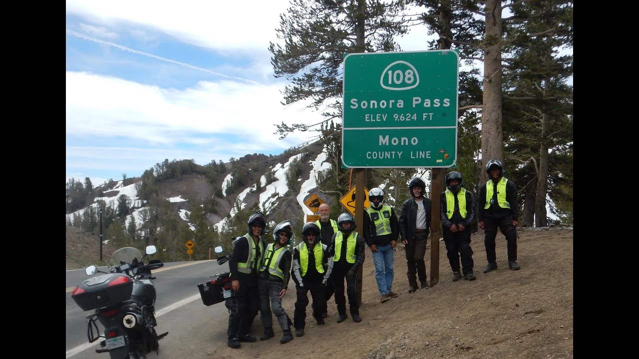 Beautiful motorcycle trip up Sonora Pass, CA  June 2022