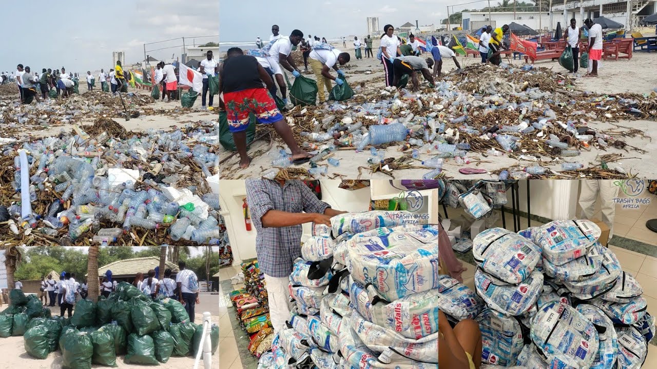 This company collects sachet water waste and turns them to bags