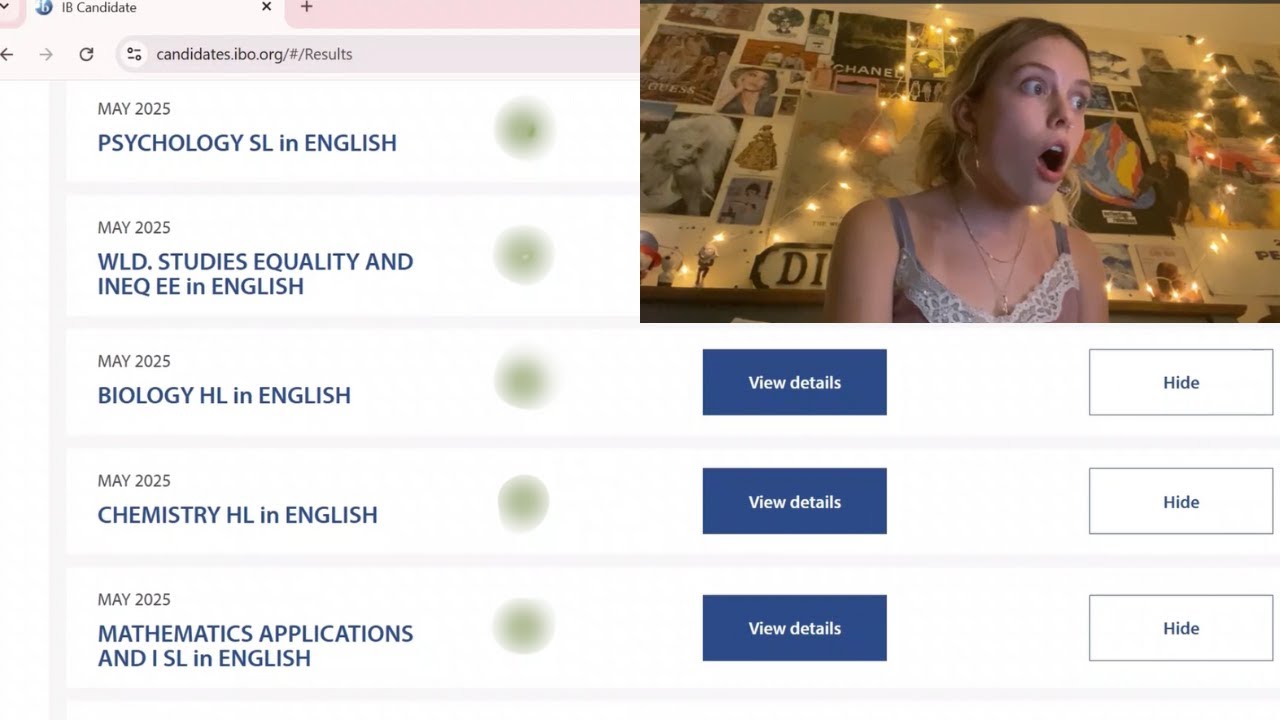 Opening my IB RESULTS (M25)!!!!!