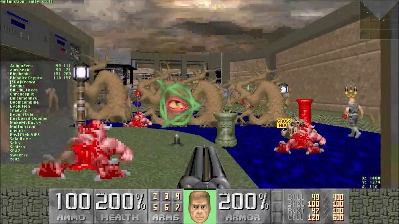 ZDaemon Thursday Night Survival #284 Highlights - New Doom Community Project (Spinner Edition)