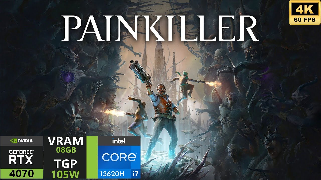 RTX 4070 Mobile 105W Painkiller : MSI Katana 15 B13V Gaming Test