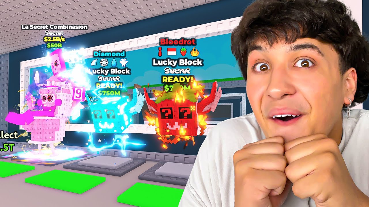 Opening 100 ULTRA RARE LUCKY BLOCKS in Steal a Brainrot..