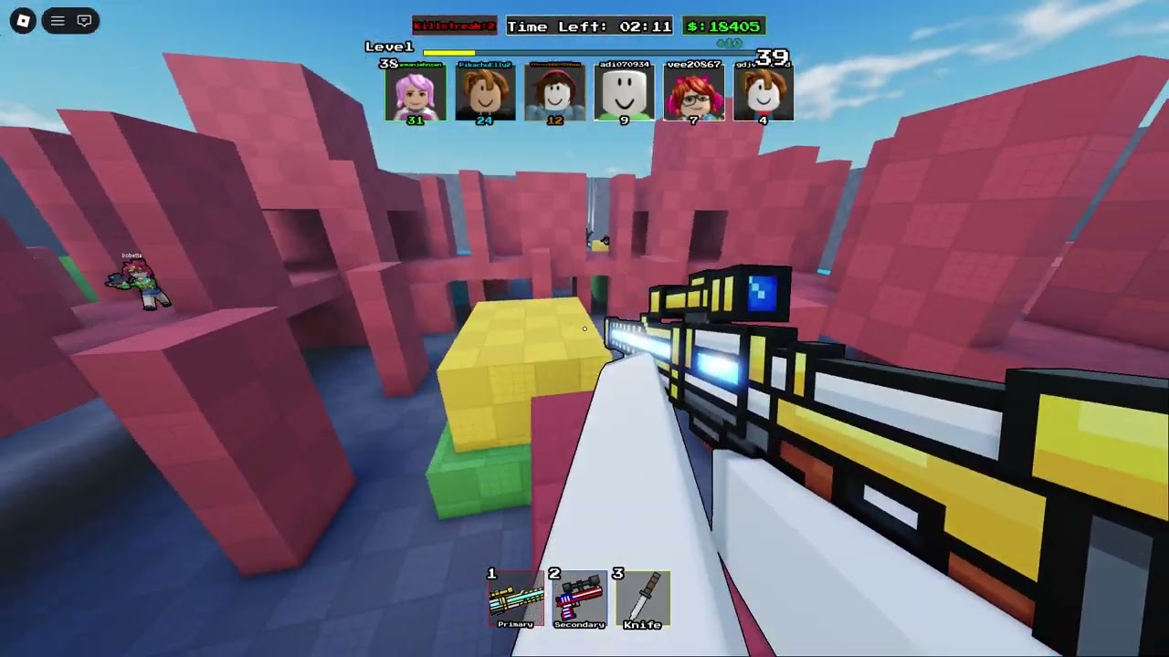 1v1 vs pikachu in Roblox FPS One-Tap