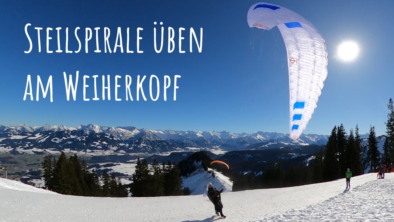 Steilspirale üben am Weiherkopf