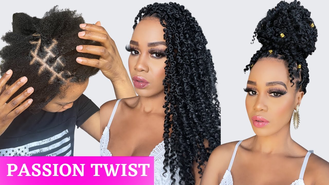 🔥How To: EASY PASSION TWIST Using Rubber Band Method /Step By Step / Beginner Friendly / Tupo1